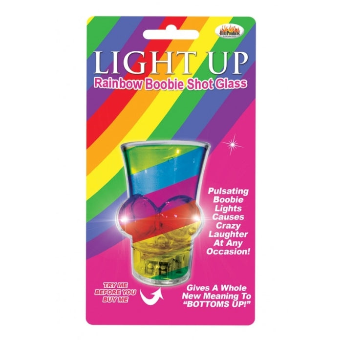 RAINBOW BOOBIE SHOT GLASS
