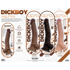 DICKBOY SKINS DILDO VANILLA LOVERS 9"
