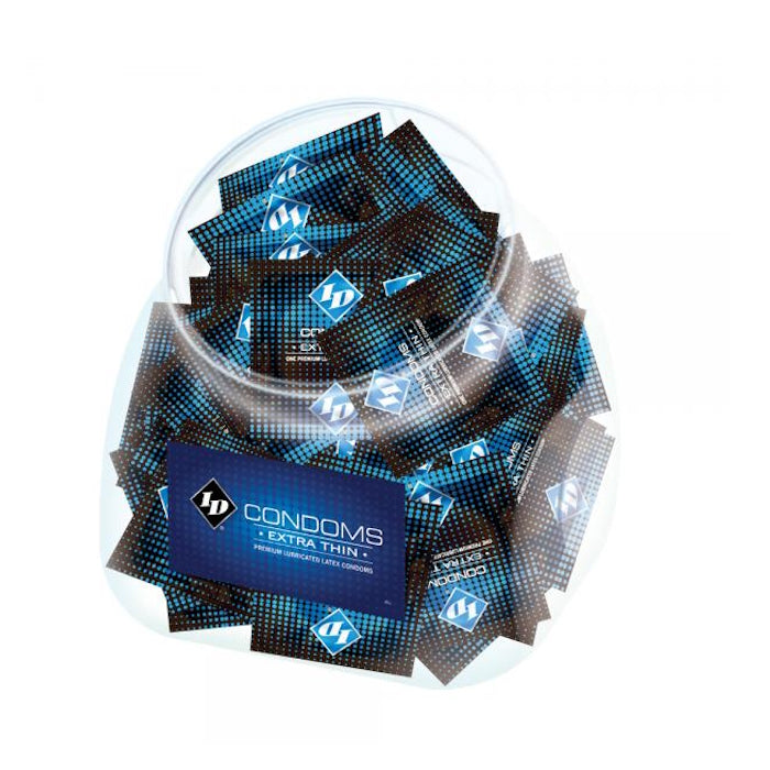 ID EXTRA THIN CONDOM JAR (144 PCS)