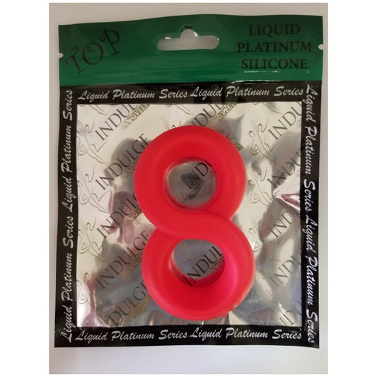 LIQUID PLATINUM SILICONE COCKRING - ETERNITY - LJ-