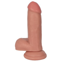DONG WITH BALLS 6" VANILLA RODS