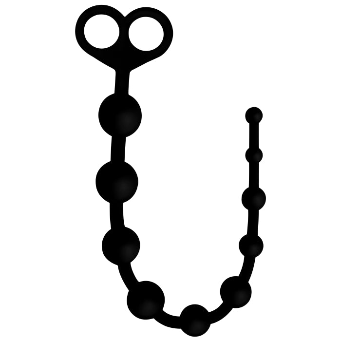 10 JOYS ANAL BEADS - BLACK