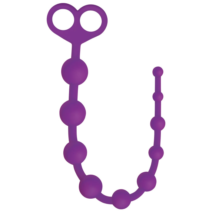 10 JOYS ANAL BEADS - VIOLET