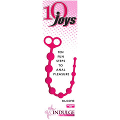 10 JOYS ANAL BEADS - MAGENTA