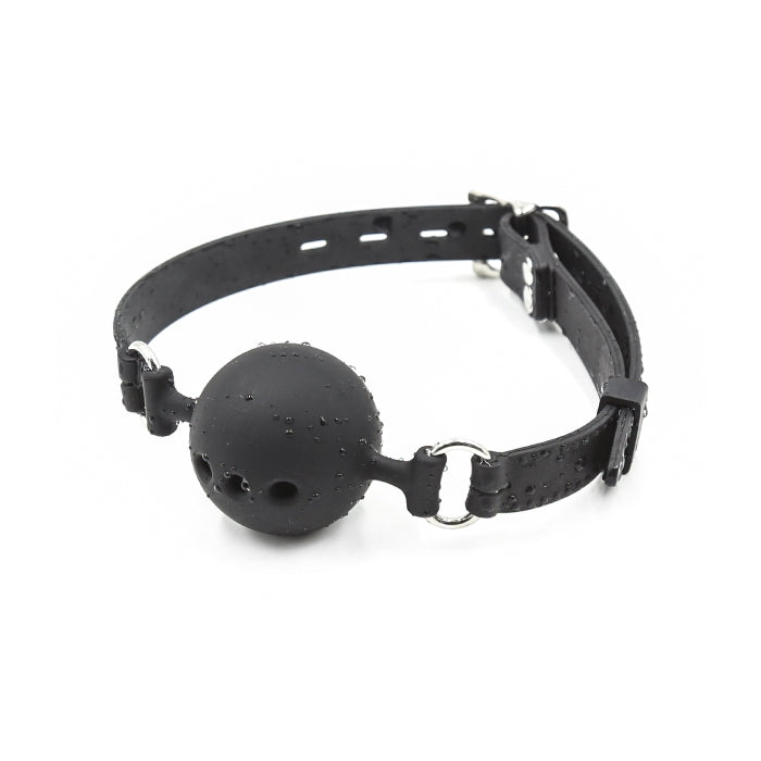 BALL GAG - BLACK - MED