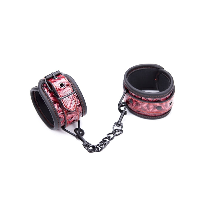 ANKLE CUFFS - DARK RED