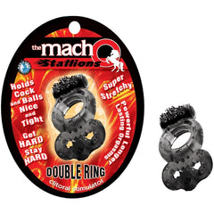 THE MACHO STALLIONS - DOUBLE RING CLITORAL STIMULATOR