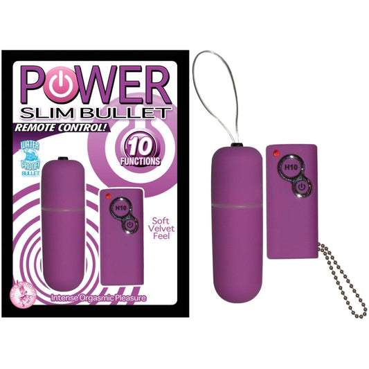 POWER SLIM BULLET REMOTE CONTROL - PURPLE