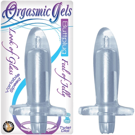 ORGASMIC GELS BUTTPLUG - SILVER