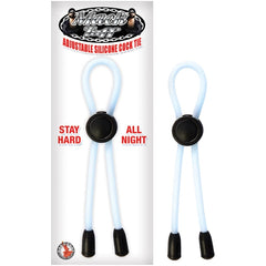 MACK TUFF ADJUSTABLE SILICONE COCK TIE-CLEAR
