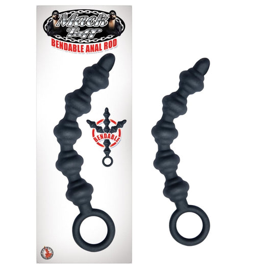 MACK TUFF BENDABLE ANAL ROD-BLACK