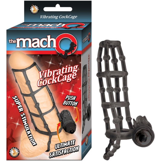 THE MACHO VIBRATING COCKCAGE - BLACK