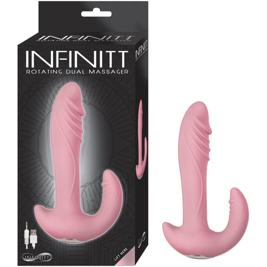 INFINITT ROTATING DUAL MASSAGER-PINK