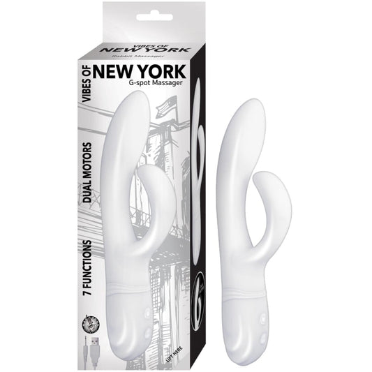 VIBES OF NEW YORK G-SPOT MASSAGER-WHITE