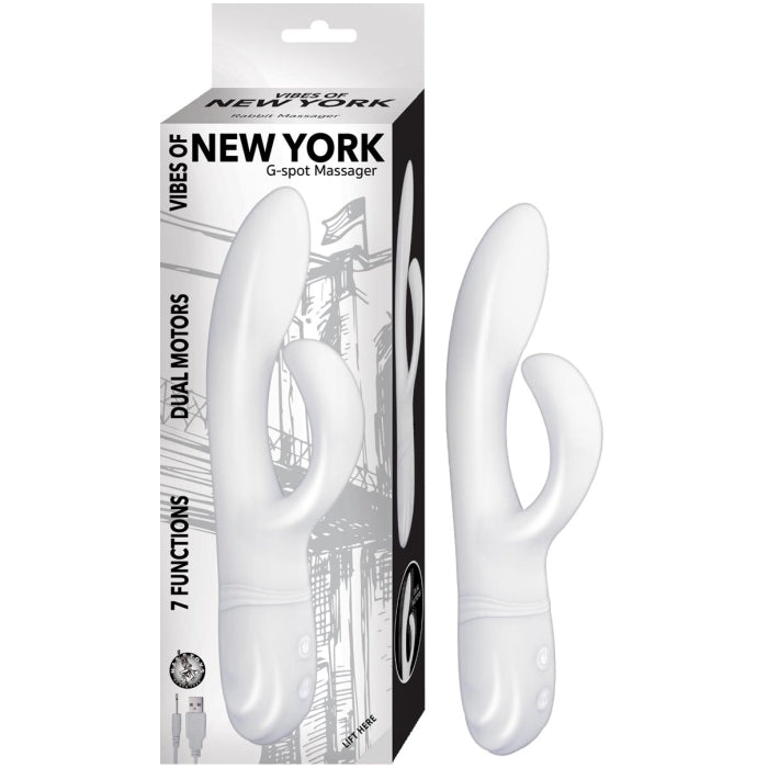 VIBES OF NEW YORK G-SPOT MASSAGER-WHITE