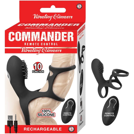 COMMANDER VIBRATING CLIMAXER - BLACK