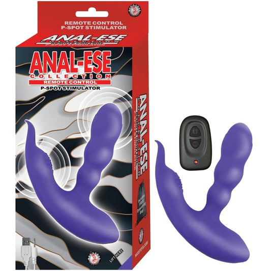ANAL ESE COLLECTION REMOTE CONTROL P-SPOT STIMULATOR-PURPLE