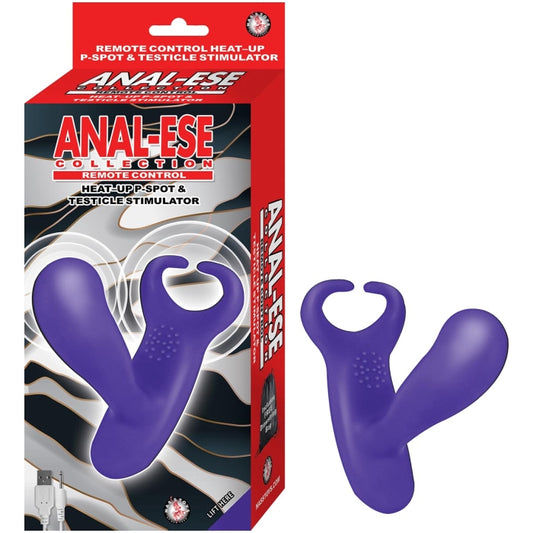 ANAL-ESE REMOTE P-SPOT AND TESTICLE STIMULATOR - PURPLE
