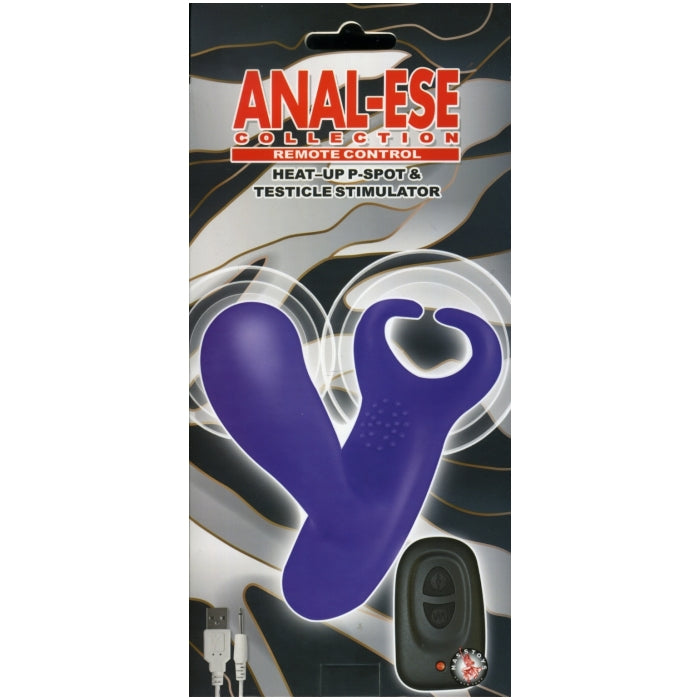 ANAL-ESE REMOTE P-SPOT AND TESTICLE STIMULATOR - PURPLE