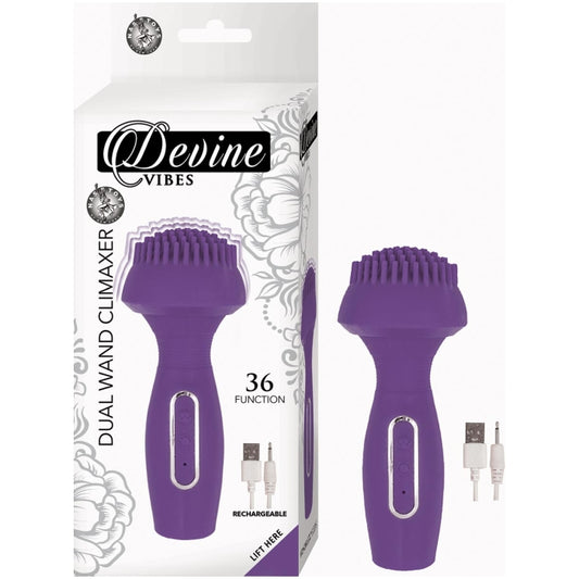 DEVINE VIBES DUAL WAND CLIMAXER-PURPLE
