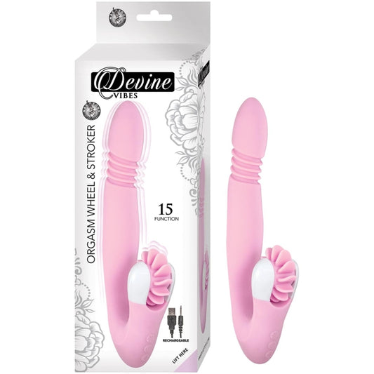 DEVINE VIBES ORGASM WHEEL & STROKER-PINK