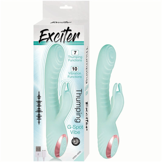 EXCITER THUMPING G-SPOT VIBE-AQUA