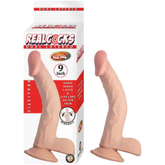 REALCOCKS DUAL LAYERED 9"-WHITE