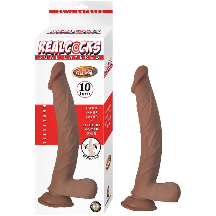 REALCOCKS DUAL LAYERED 10"-WHITE