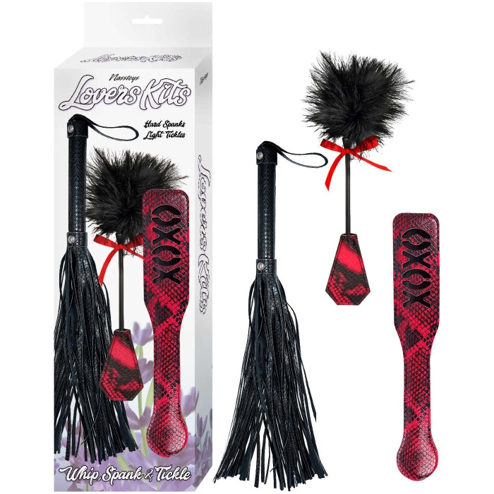 LOVERS KITS WHIP, TICKLE & PADDLE
