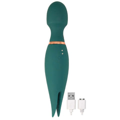 MYSTIQUE VIBRATING MASSAGERS MAGIC WAND-EGGPLANT