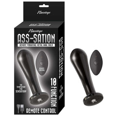 ASS-SATION REMOTE VIBRATING METAL ANAL BULB-BLACK