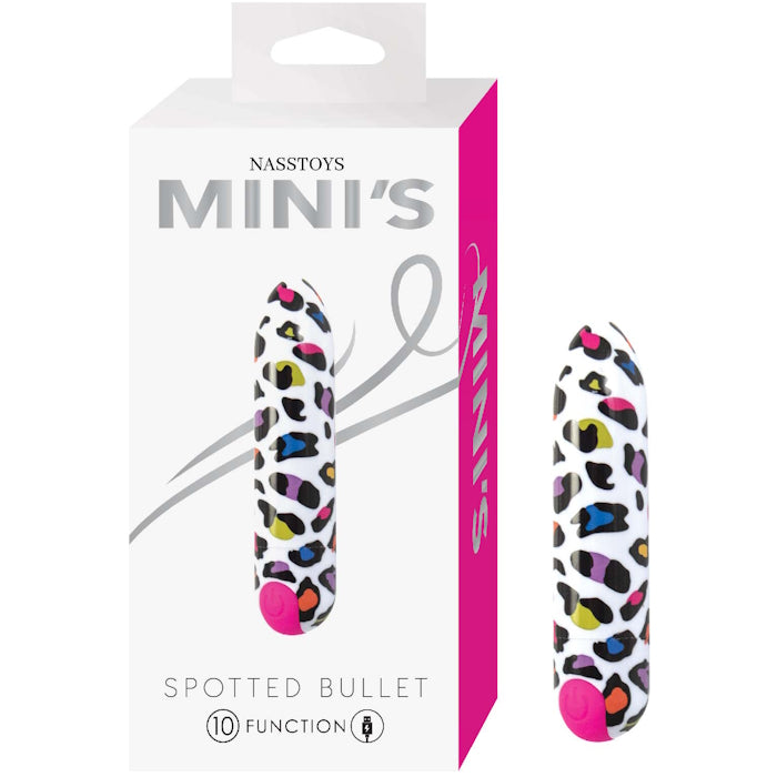NASSTOYS MINI’S SPOTTED BULLET - WHITE