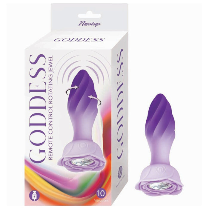 GODDESS REMOTE CONTROL ROTATING JEWEL - PURPLE