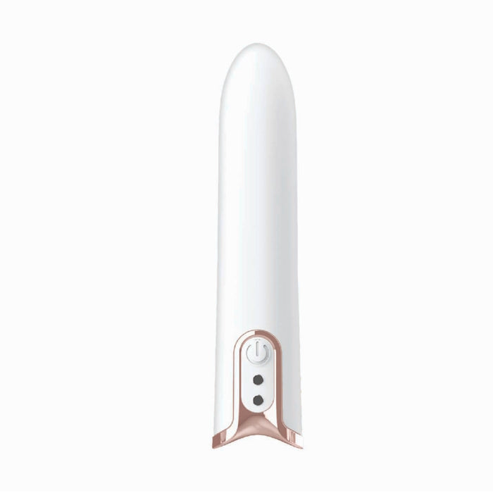 GOLD GLAM BULLET VIBE - WHITE