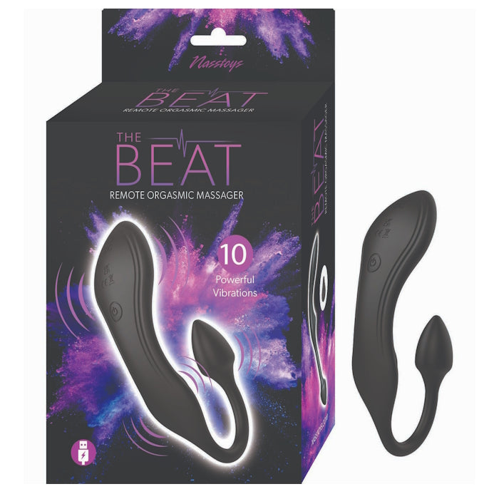 THE BEAT REMOTE ORGASMIC MASSAGER - BLACK