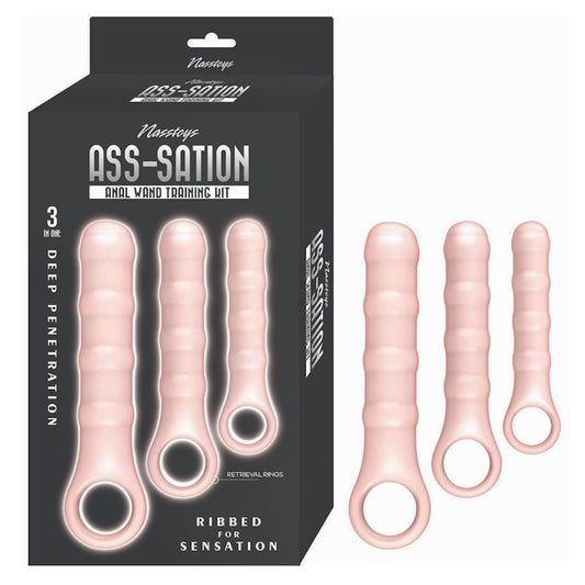 ASS-SATION ANAL WAND TRAINING KIT - WHITE