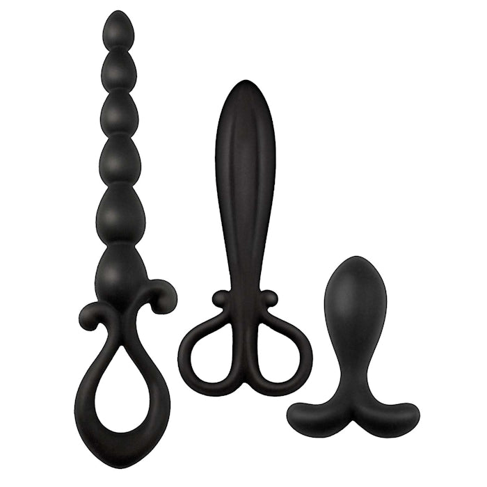 TRIO DELUXE ANAL EXPLORATION - BLACK