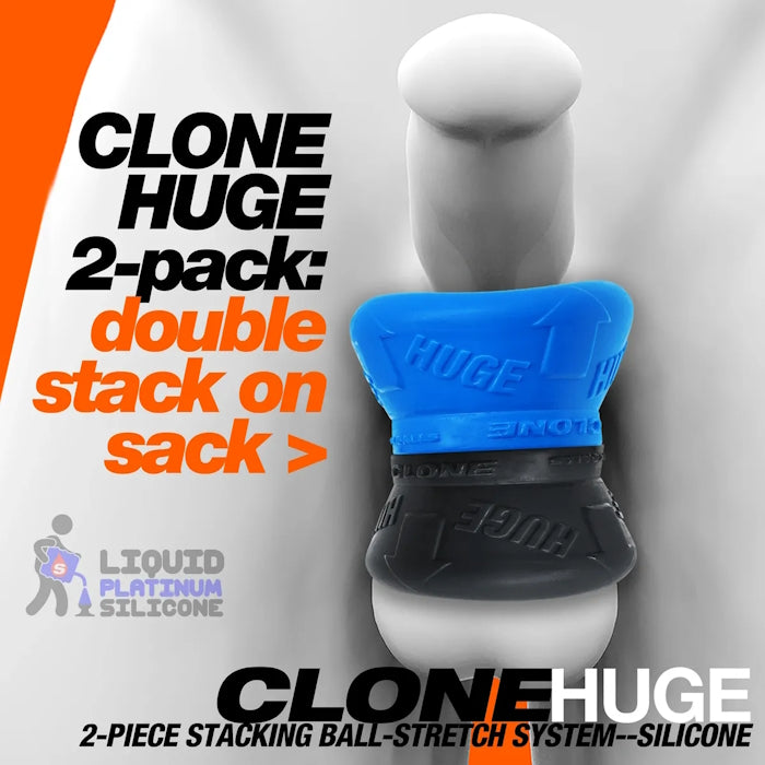CLONE DUO MAX 2-PACK BALLSTRETCHER - MARINE BLUE - BLACK