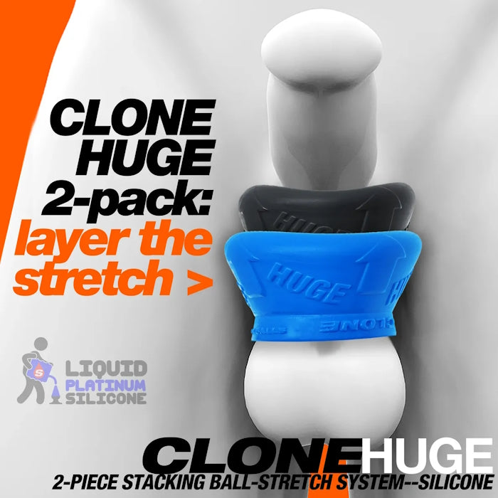 CLONE DUO MAX 2-PACK BALLSTRETCHER - MARINE BLUE - BLACK