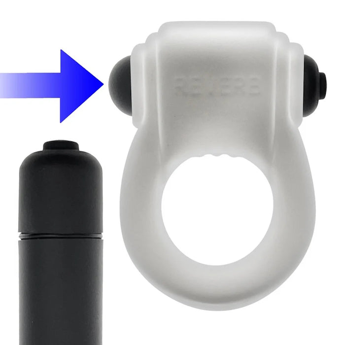 REVRING - RING WITH VIBE - WHITE ICE W/ BLACK VIBE