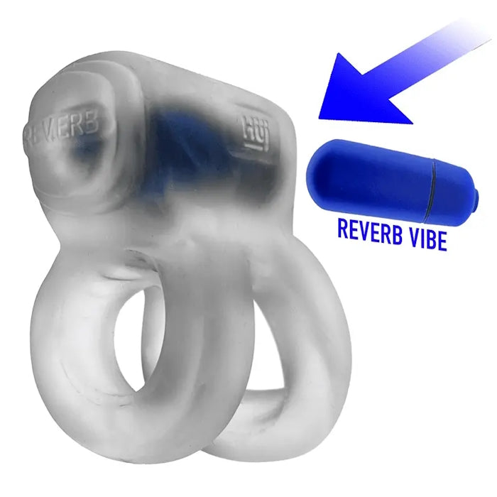 REVHAMMER - SHAFT VIBE RING - CLEAR ICE W/ BLUE VIBE
