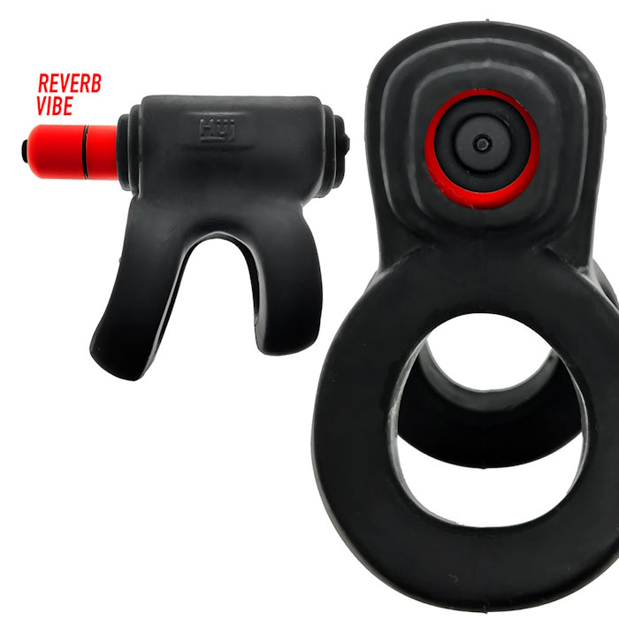 REVHAMMER - SHAFT VIBE RING - TAR ICE W/ RED VIBE