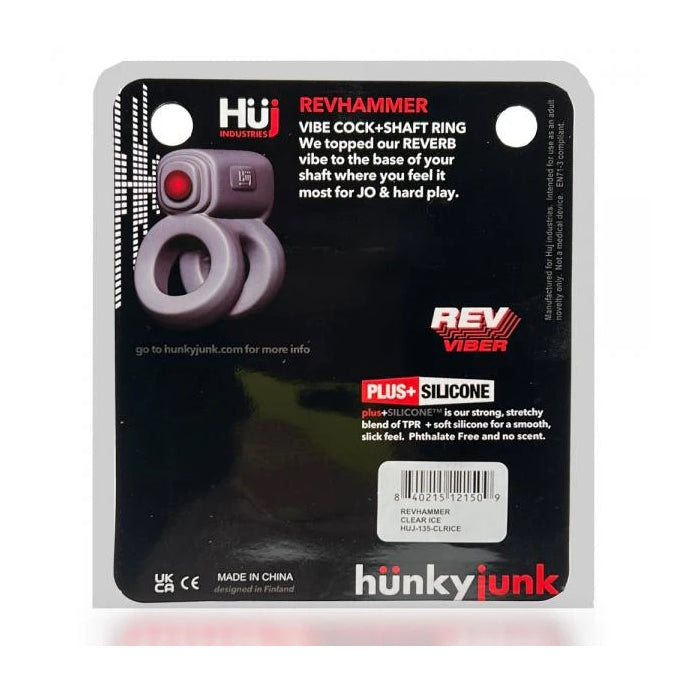 REVHAMMER - SHAFT VIBE RING - TAR ICE W/ RED VIBE