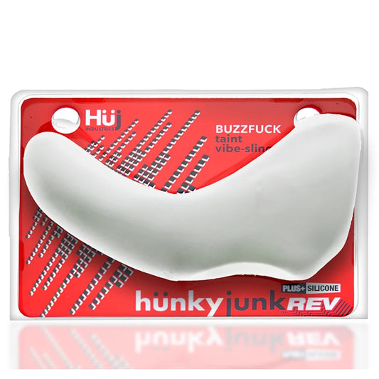 BUZZFUCK - SLING WITH TAINT VIBE - WHITE ICE