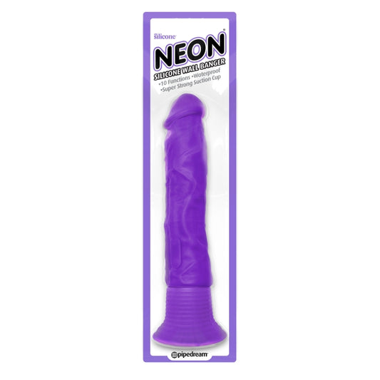 NEON SILICONE WALL BANGER - PURPLE