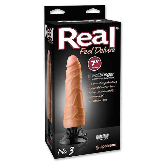 VIBE DILDO 7" LIGHT REAL FEEL DELUXE NO. 3