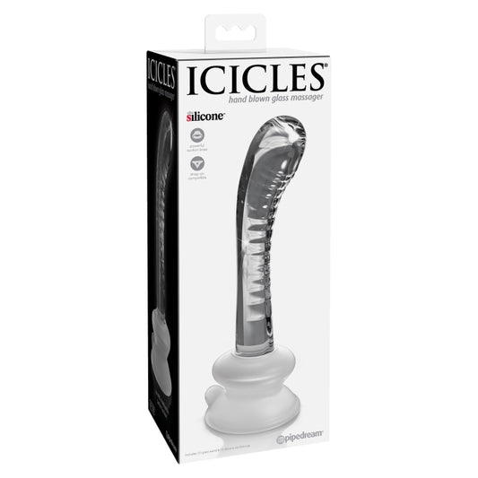 ICICLES NO 88 - WITH SILICONE SUCTION CUP - CLEAR 6"