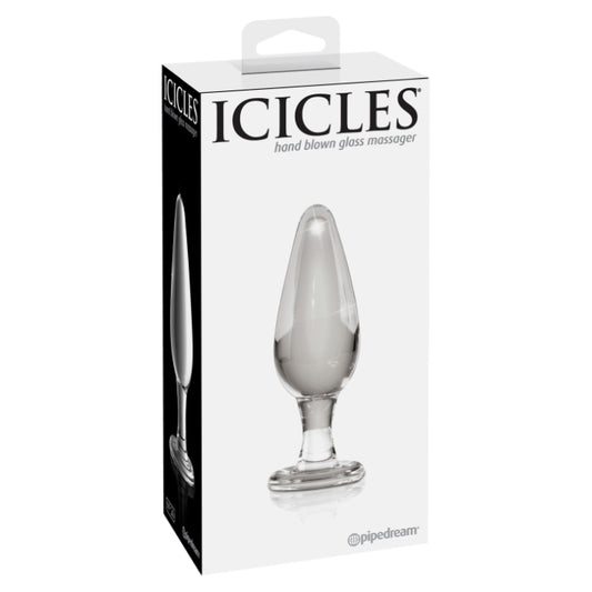 ICICLES N 26 - HAND BLOWN GLASS MASSAGER / CLEAR