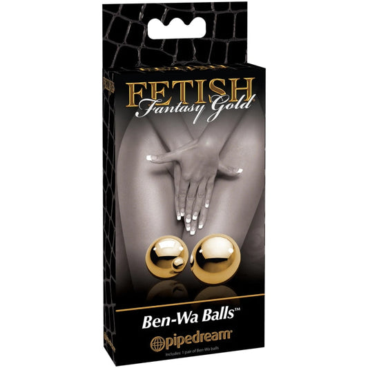 FETISH FANTASY GOLD BEN-WA BALLS - GOLD