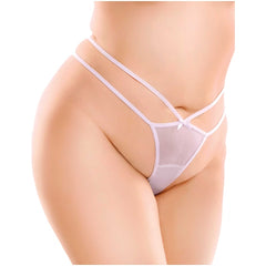 HOOKUP PANTIES REMOTE BOW-TIE G-STRING - FITS XL-XXL